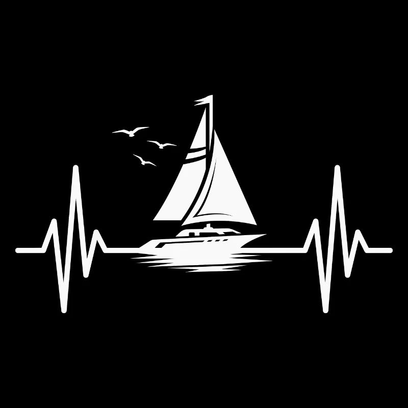 Sailing Heartbeat Sailboat Sailor