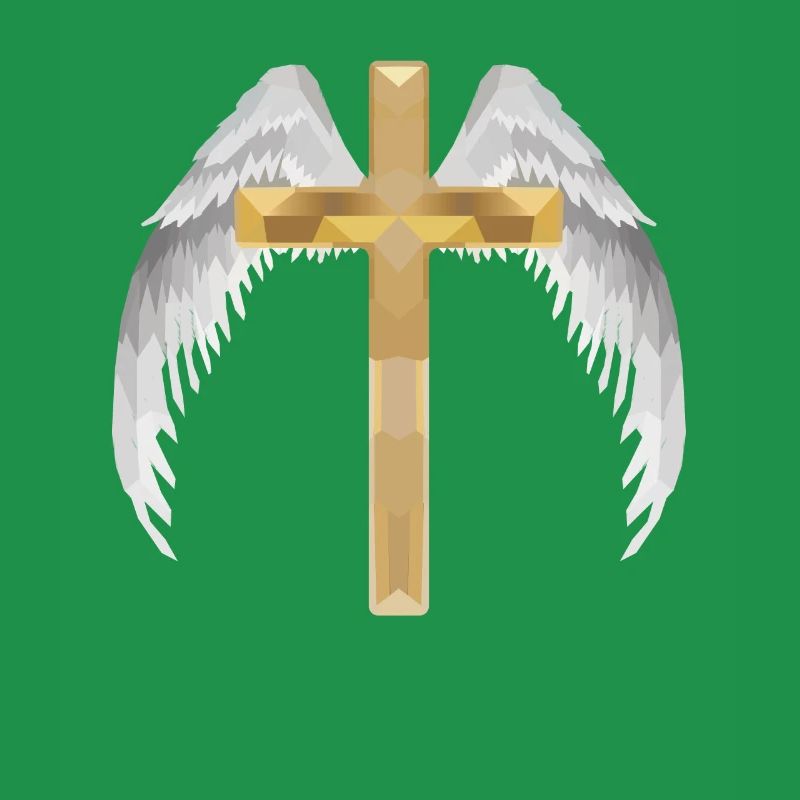 Polygon cross with wing