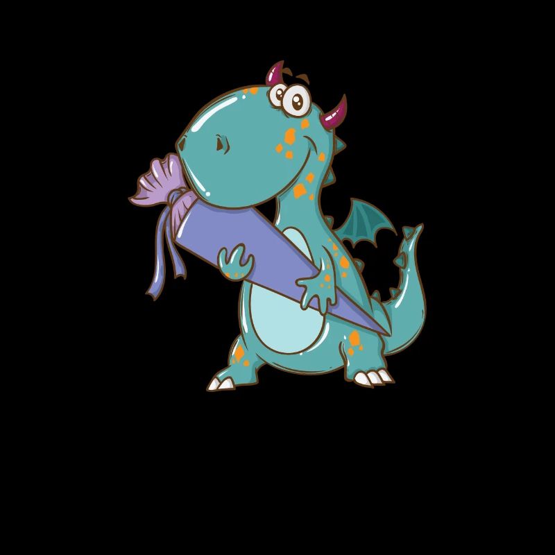 Dino avec cartable