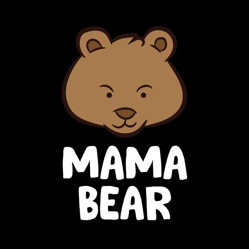 Mama Bear Women's Mama Bear Cute Mama Bear