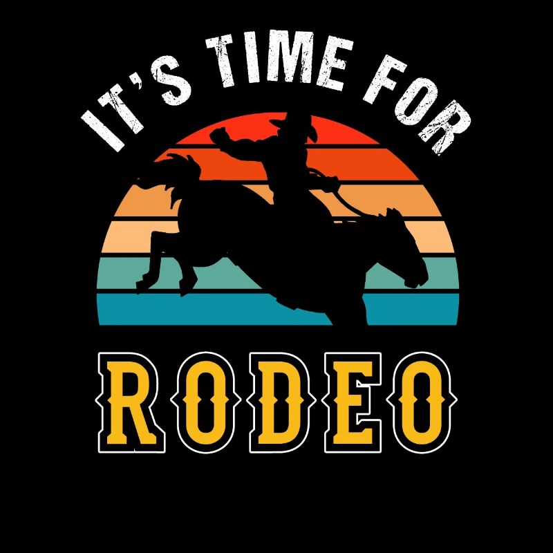 Rodeo Cowboy Retro Geschenkidee