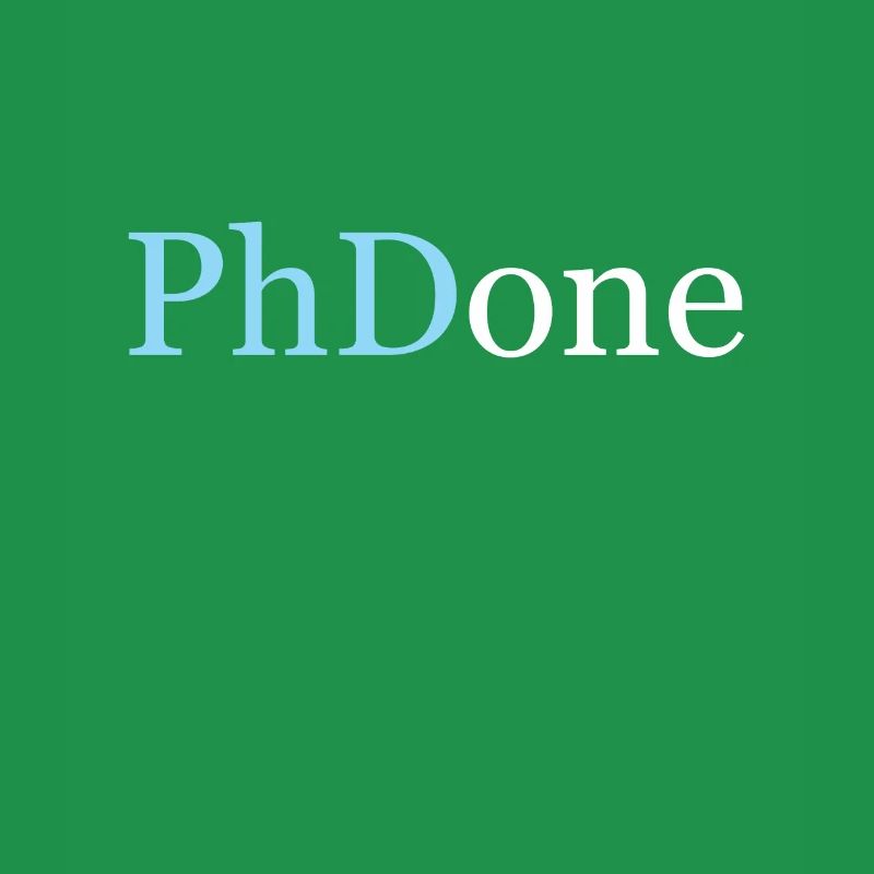 PhDone PhD Graduate ph.d Doktor Promotion Dr