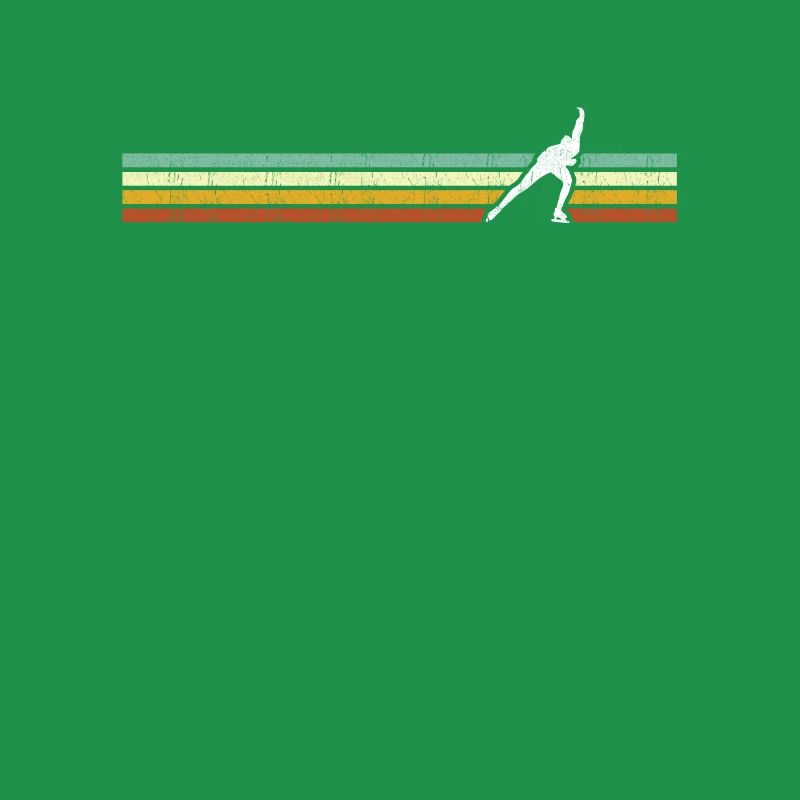 Vintage Eisläufer Eislauf Eiskunstlauf Eislaufen