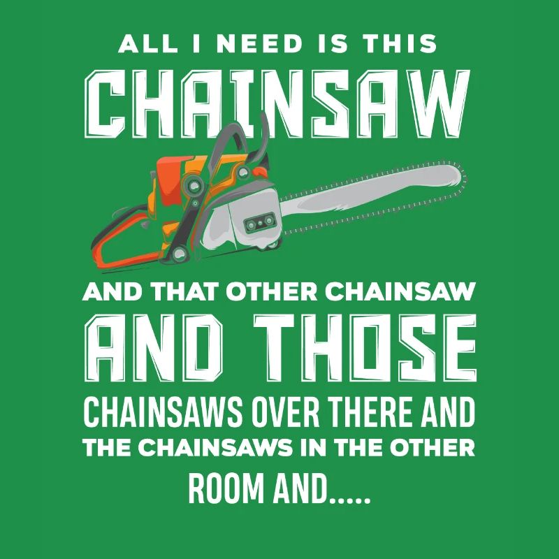 Chainsaw forest worker gift