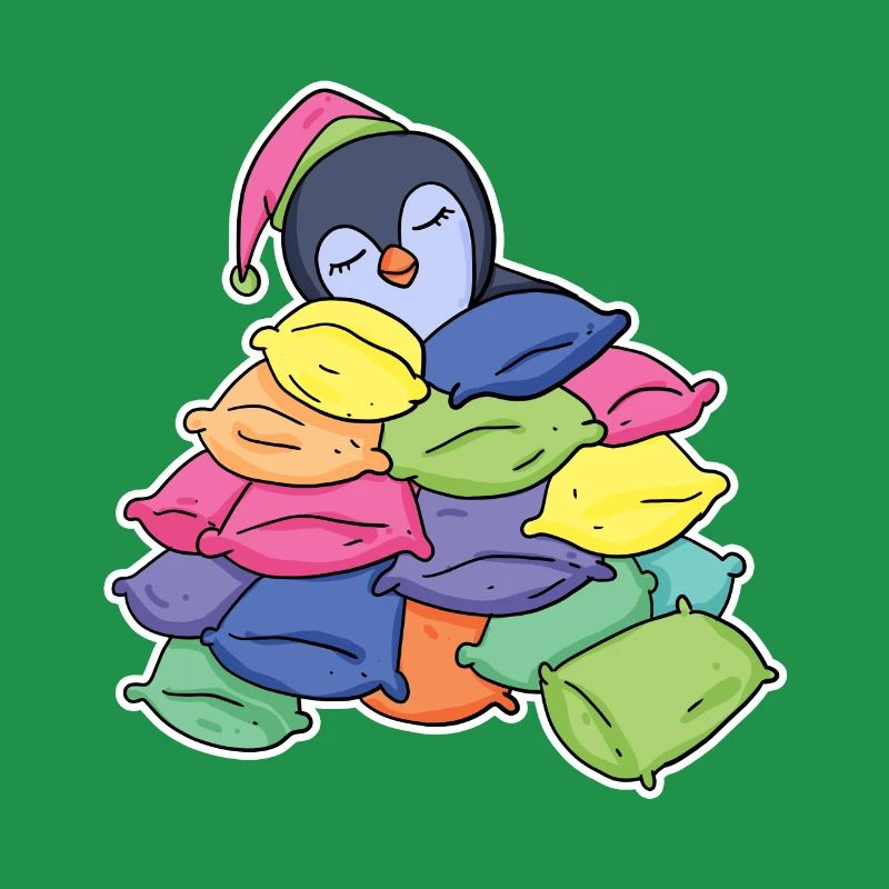 Pingouin endormi