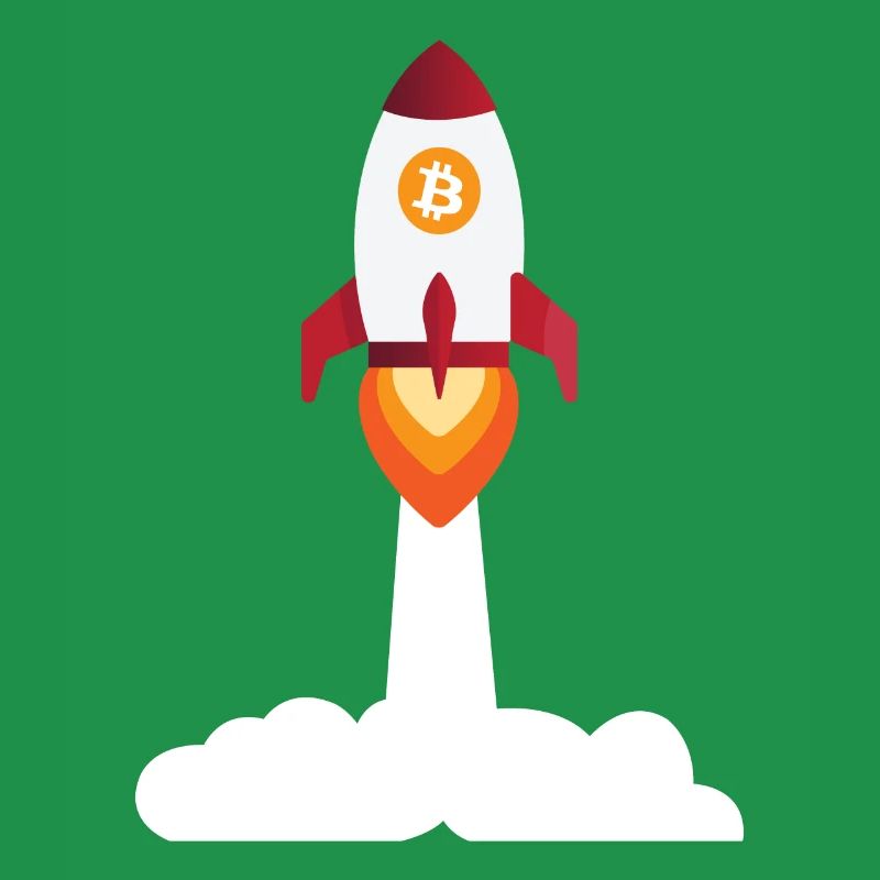 Bitcoin Rocket - Bitcoins de crypto-monnaie