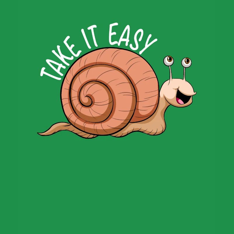 Snail Take It Easy nudibranch snail shell