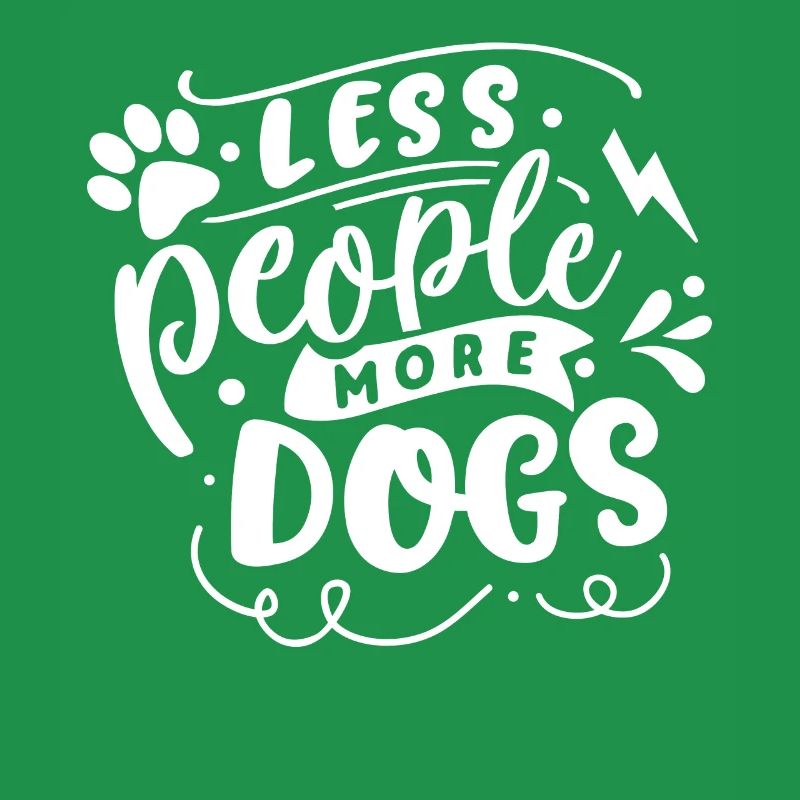 Moins de gens, plus de chiens