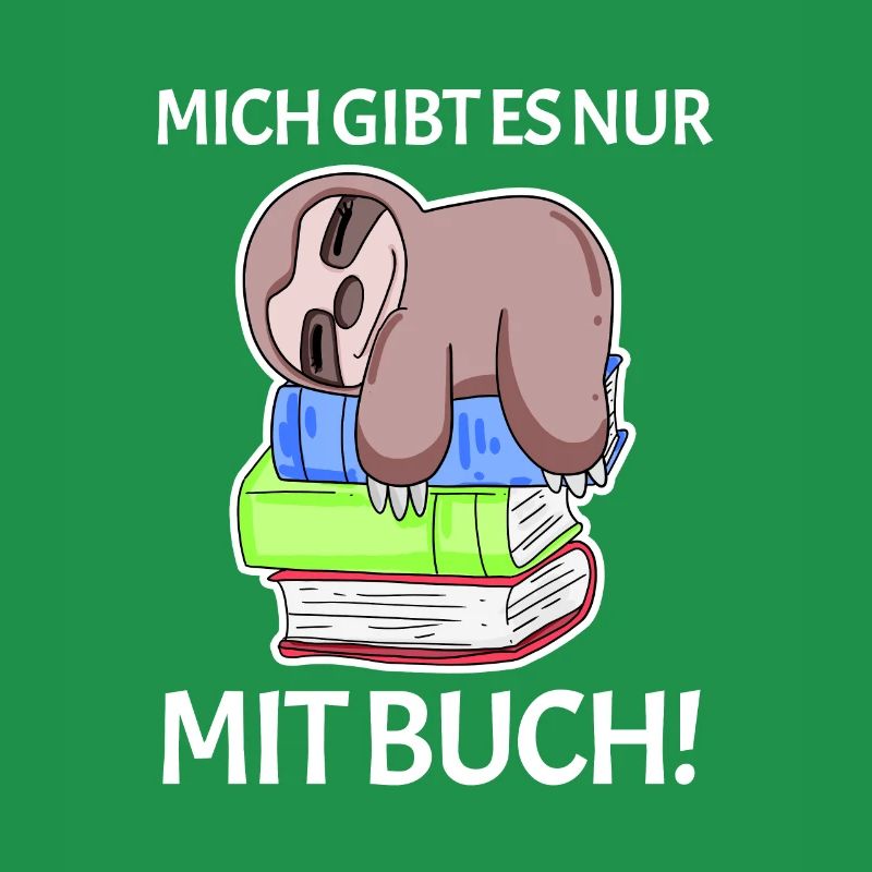 Buch Spruch Bücher lesen Leser Geschenk