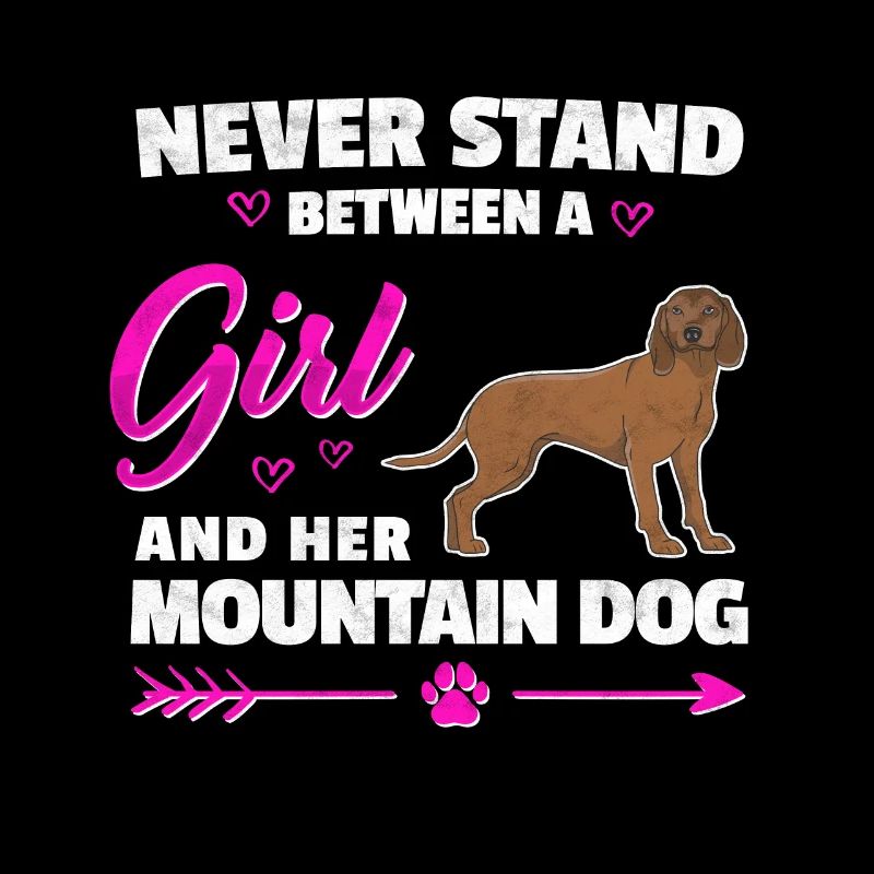 Ein Mädchen und ihr Bayerischer Gebirgsschweißhund
