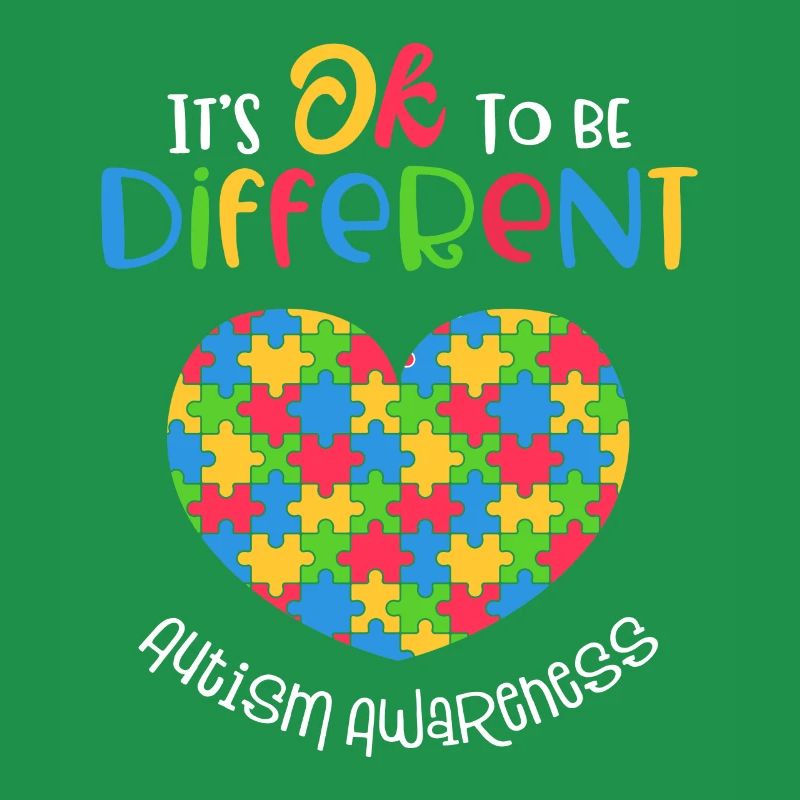 Autism Awareness It's Ok To Be Different