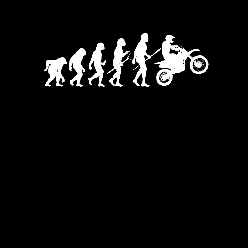 Motocross Evolution Motorcycle Dirt Biker Gift