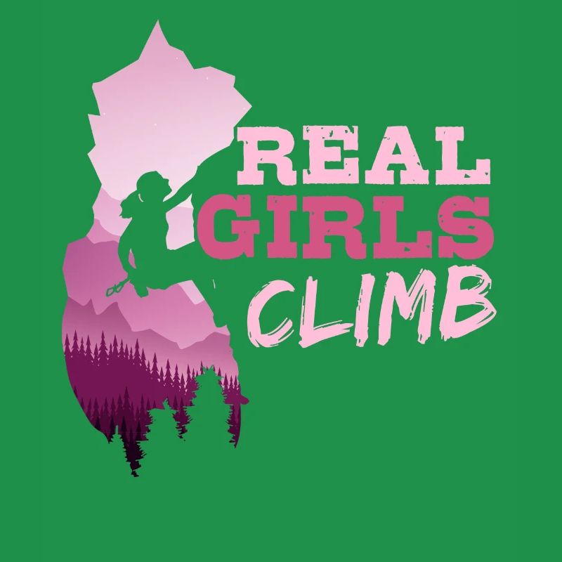 Echte Mädchen Klettern, Kletterer, Boulder