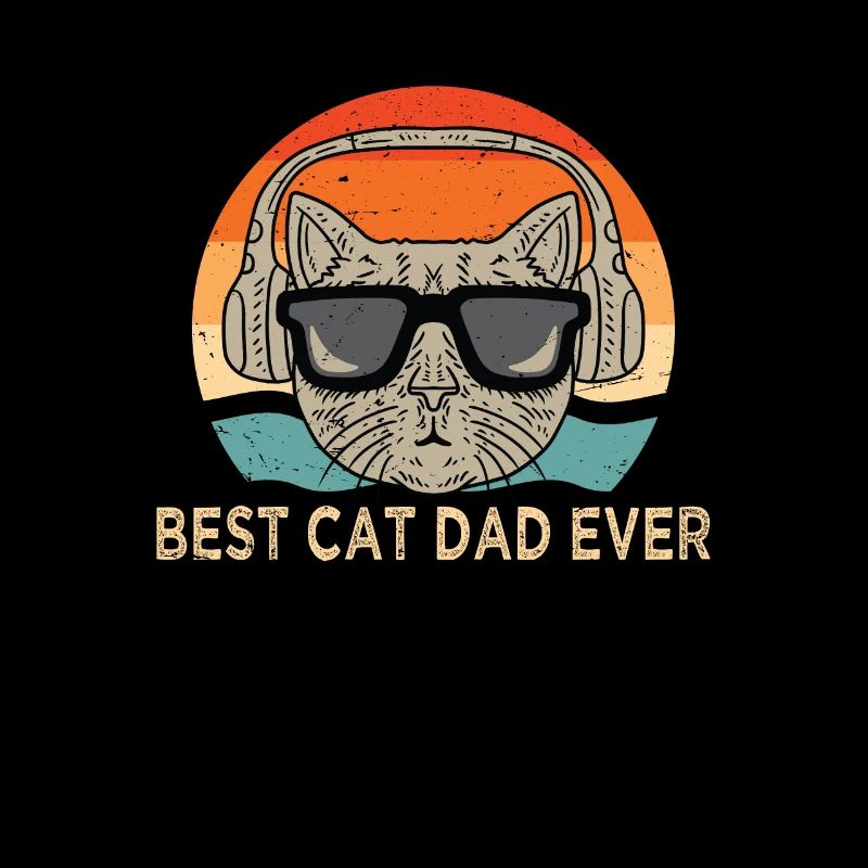Best Cat Dad Ever Katzenpapa Geburtstag Geschenk