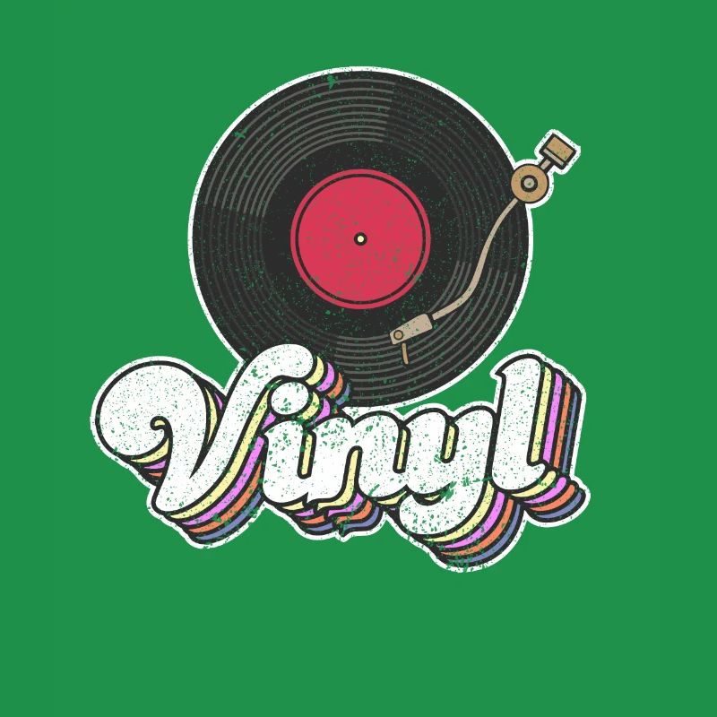 Vinyl Record Turntable Player Lover Cute