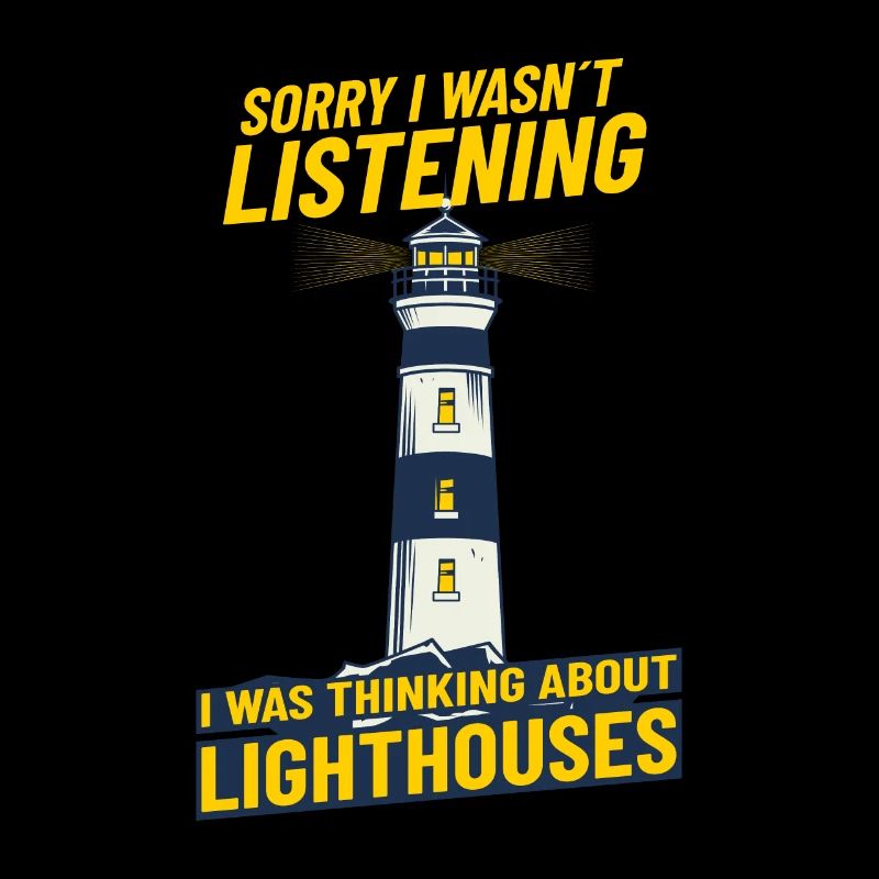 Lighthouse Seaside thinking about lighthouses