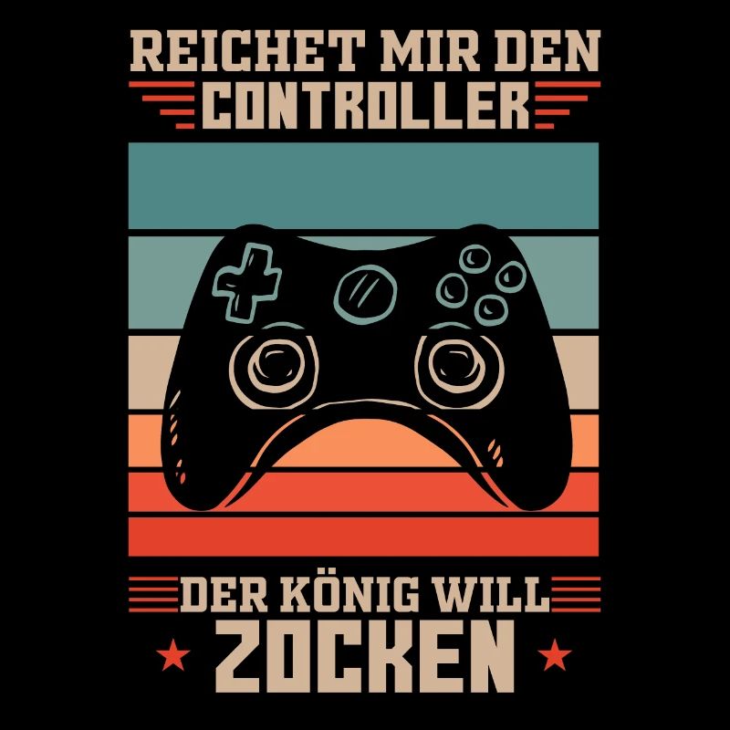 Reichet mir den Controller der König will zocken