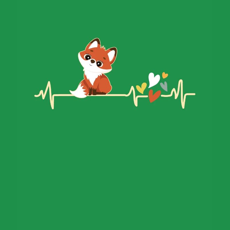 Fox with big eyes Fox heartbeat