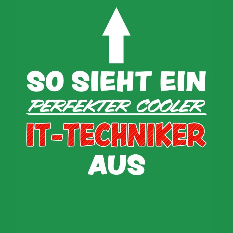 IT Techniker Lustiger Spruch Computer Fun Geschenk
