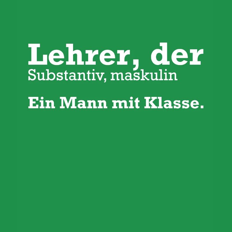 Lehrer Ein Mann mit Klasse
