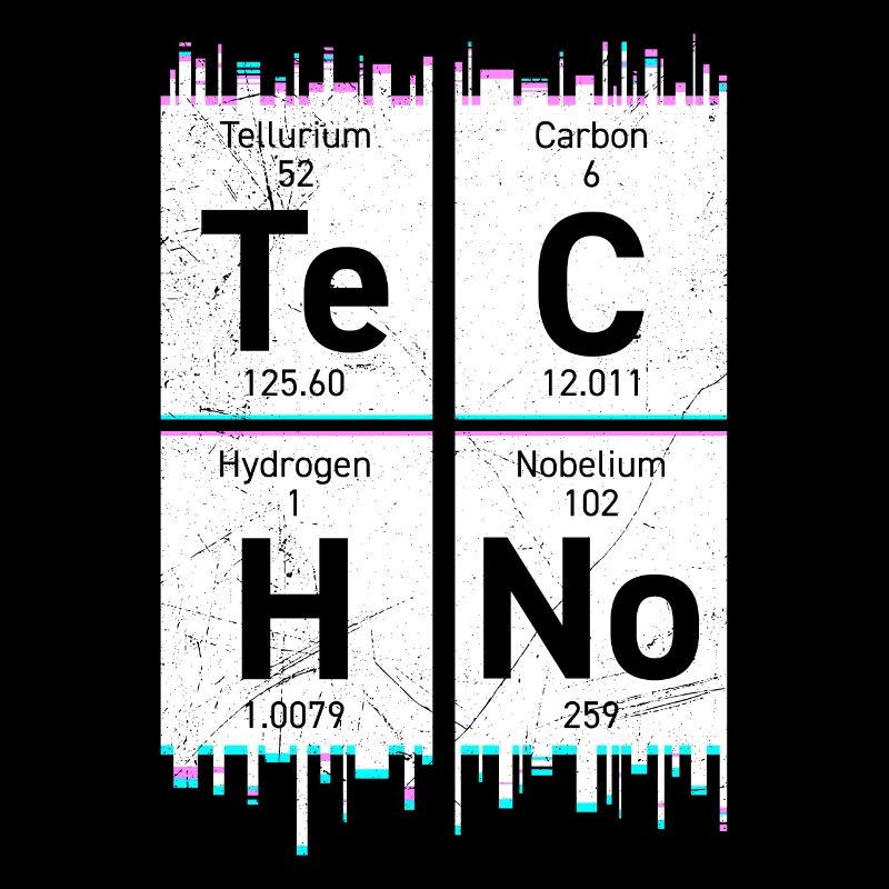 Techno Music Chemistry Elements Periodic Table