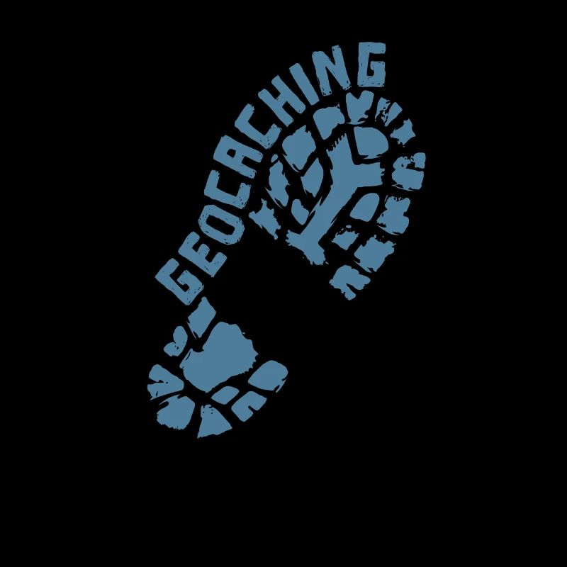 Geocaching Footprint Shoe