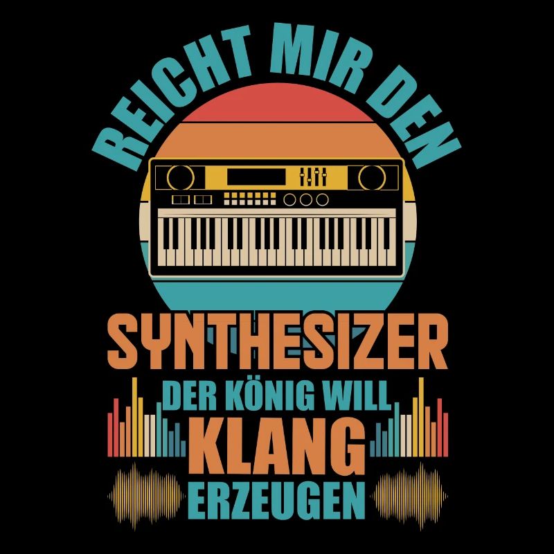 Retro Synthesizer Analog Keyboard