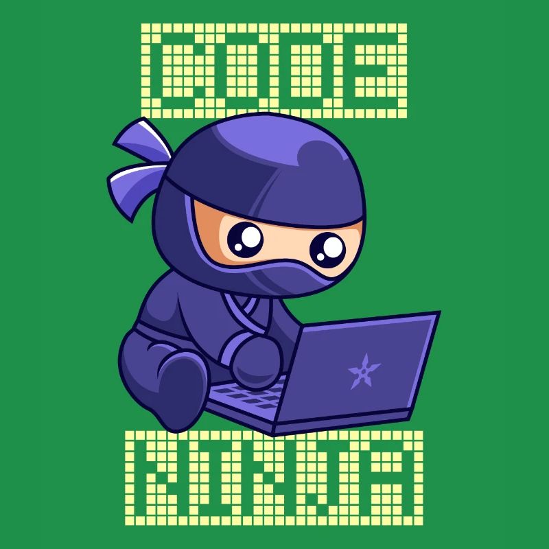 Code Ninja Coder Software Developer Programmer
