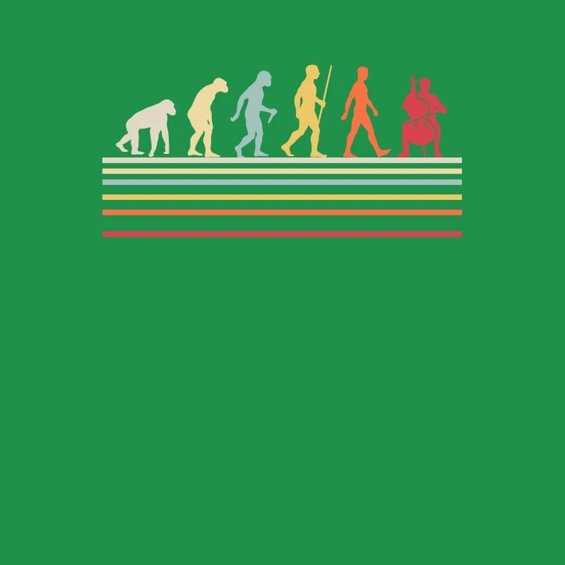 Rétro Evolution violoncelle musicien musique violoncelle