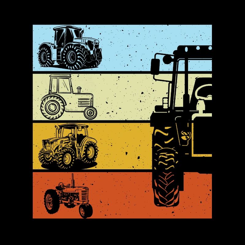 Traktor Retro Traktor Vintage Traktor Geschenk