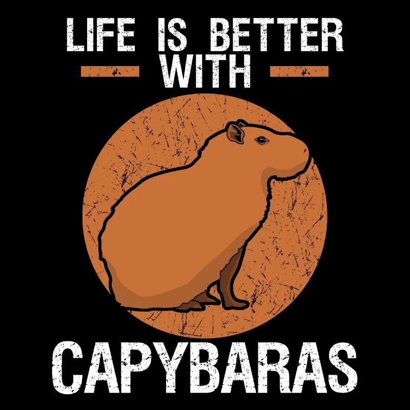 Capybara Witz Wasserschwein Capybaras