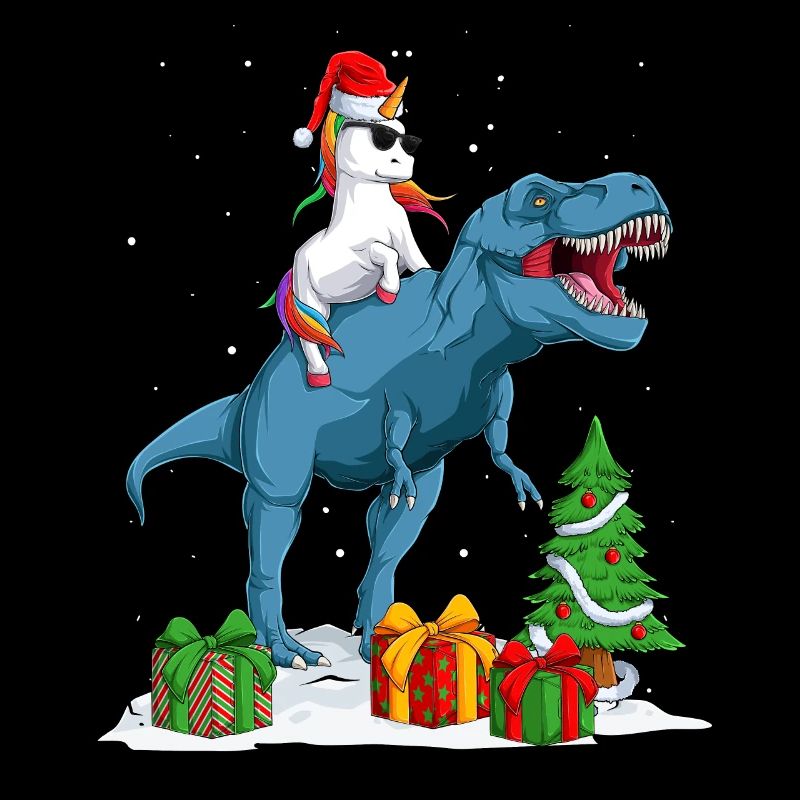 Einhorn T Rex Weihnachtsgeschenk Dinosaurier Junge Mädchen