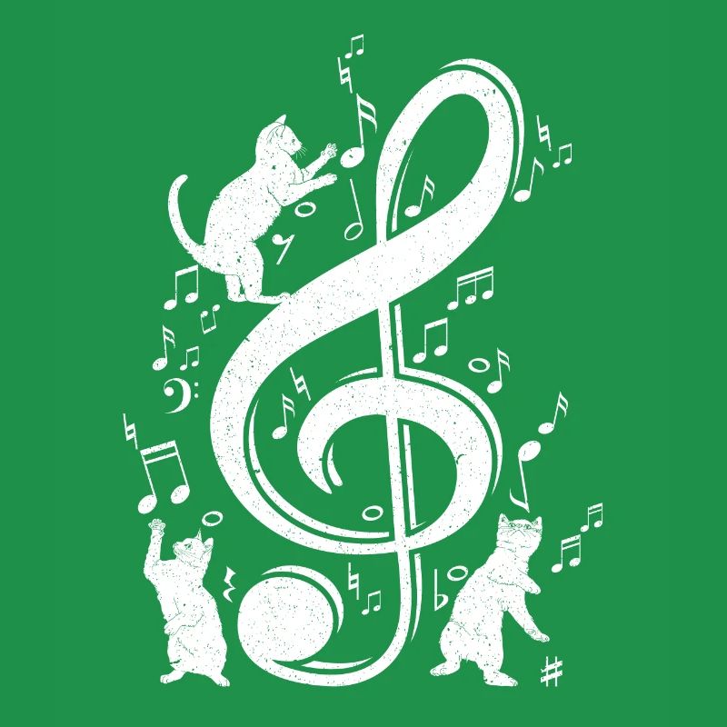 Cat Music Note