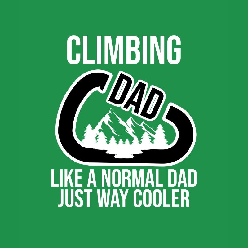 Climbing Dad Mountain Rock Climber Climb Lover