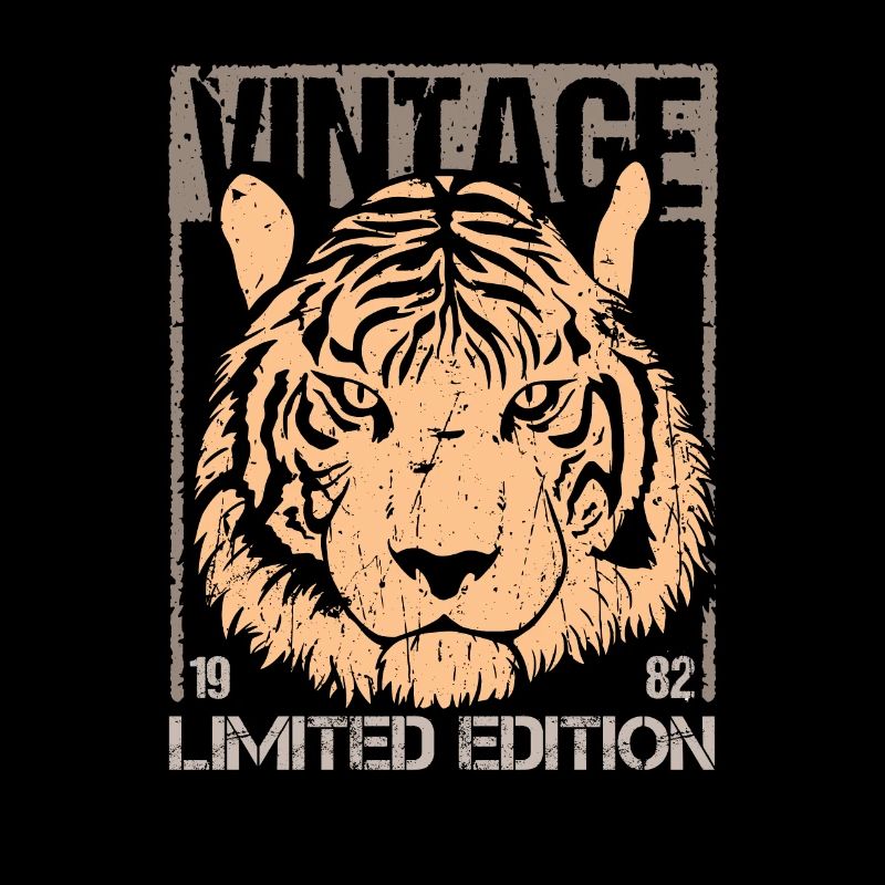 Geburtstag 1982 82 Tiger Raubkatze Geschenk