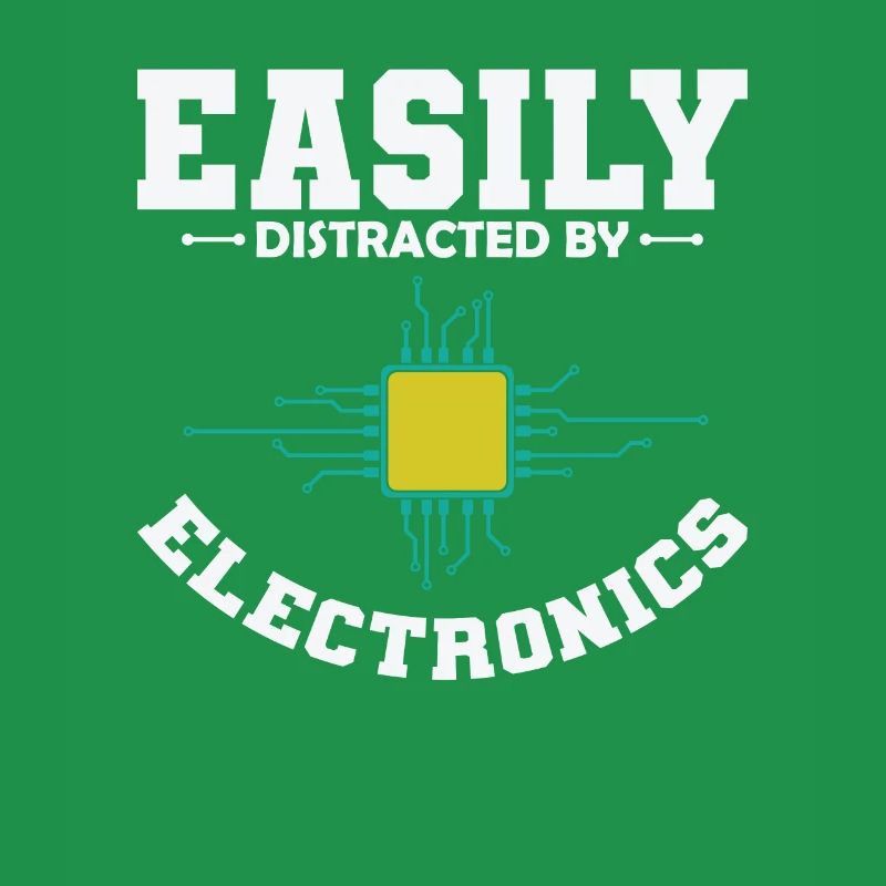 Easily Distracted By Electronics Beruf