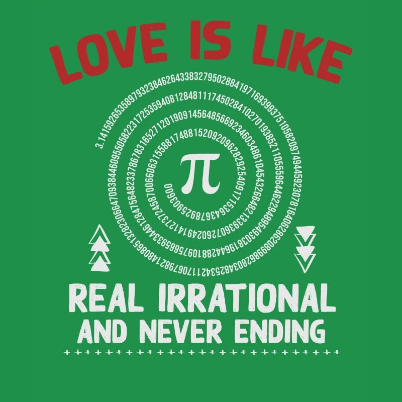 L’amour est comme Pi, 3 145, vraiment irrationnel