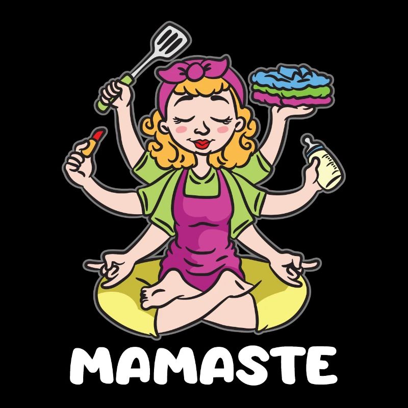 Mamaste Mama Mère Yoga Pose