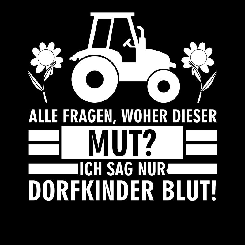 Dorfkinder Dorf Traktor Landkinder