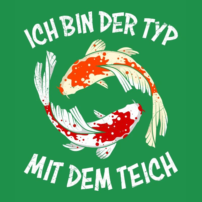 Ich bin der Typ mit dem Teich Koi Teich Koi