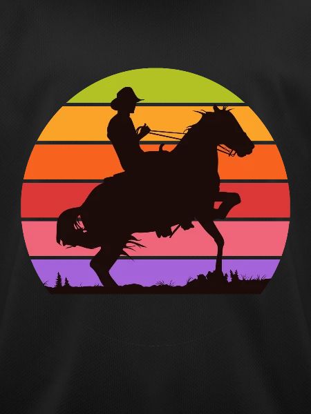 Western Cowboy Reiter Pferde