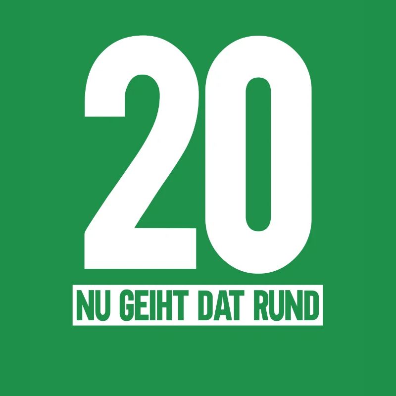 20 Nu Geiht Dat Rund - 50 Geburtstag Plattdeutsch