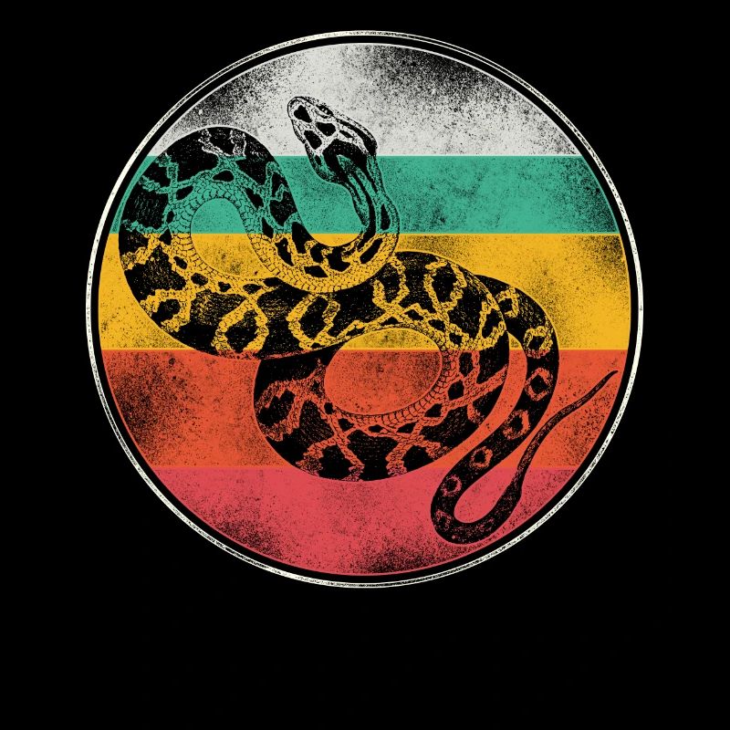 Snake Serpent Retro Vintage