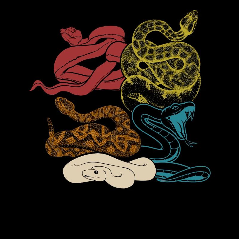 Snake Serpent Retro Vintage