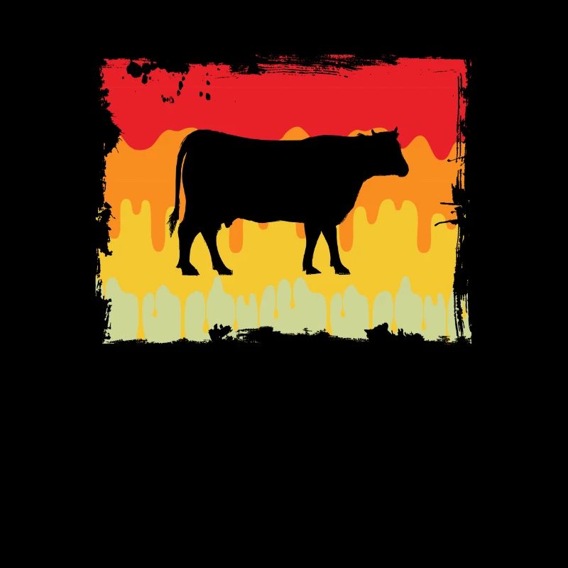 Cow Beef Retro