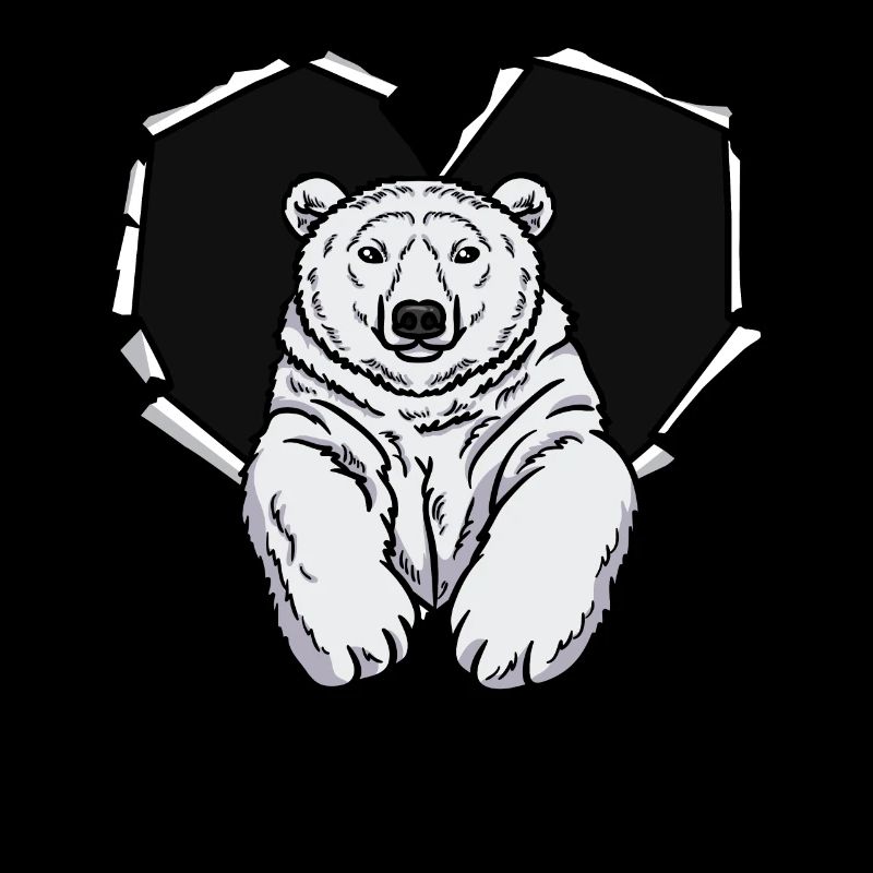 Riss Eisbär Zerrissenes Loch Eisbär