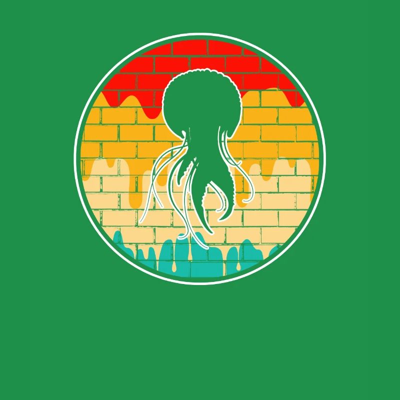 Jellyfish Retro Logo