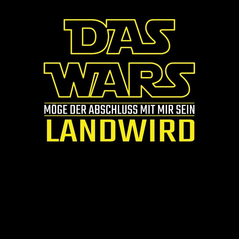 Das Wars Abschluss Landwirt Beruf Geschenkidee