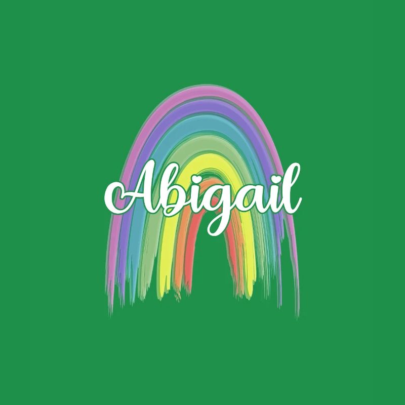 ABIGAIL Rainbow Cursive