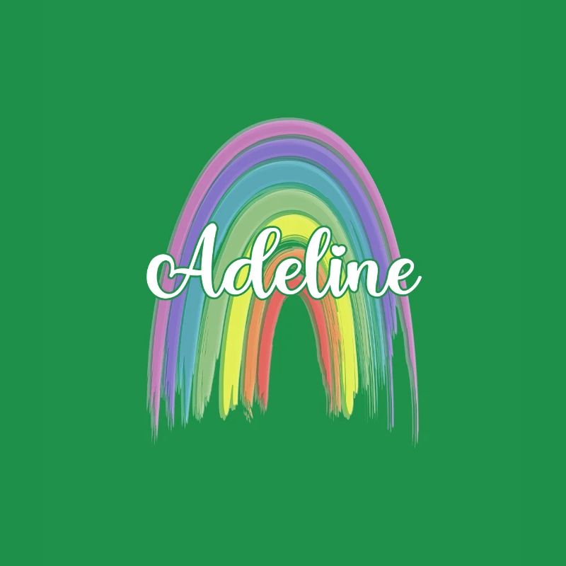 ADELINE Rainbow Cursive
